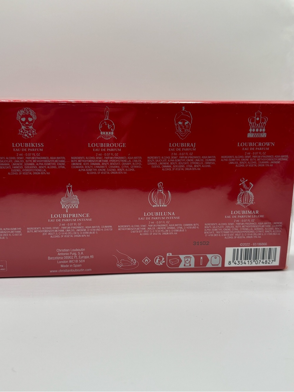 Christian Louboutin Discovery Set 10 Piece Empty EDP Mini Samples - Picture 6 of 6